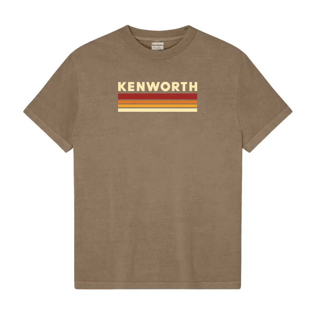 Kenworth Built For This Land T-Shirt – Brown